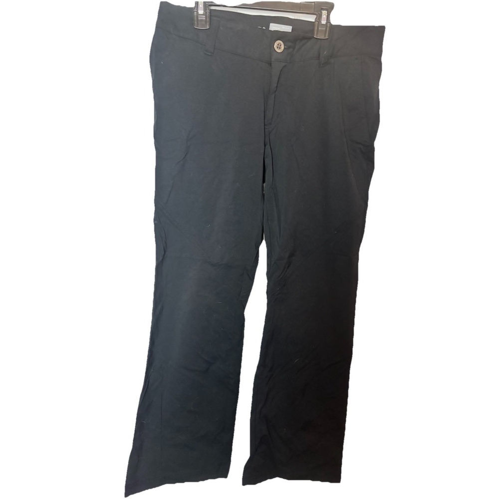Columbia Omni Shield Adv Repellency Pants Black Stretch Womens Size 8 (31x28)